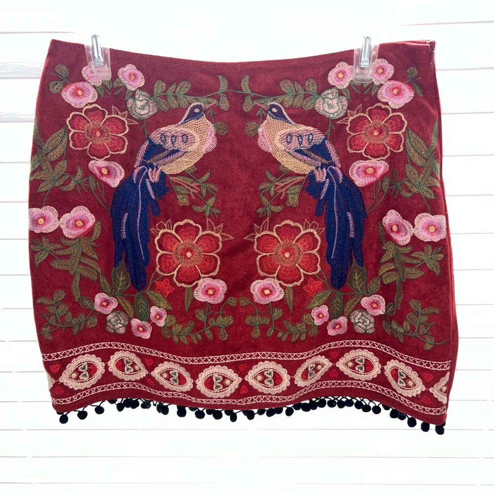 Suede mini Skirt